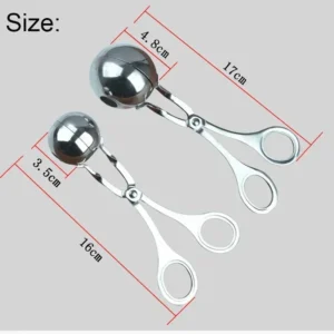 Stainless steel meatball holder, meatball maker, home kitchen tool, meatball, small tool, rice ball mold