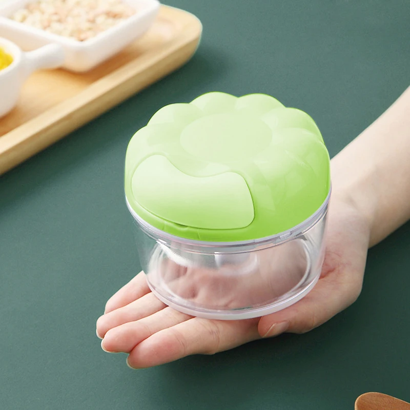Mini Food Mixers Multi-function Garlic Grinding Chopper Food Vegetables Cutter Meat Grinders Home Kitchen Manual Garlic Press - Image 5